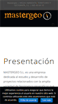 Mobile Screenshot of mastergeo.es