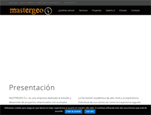 Tablet Screenshot of mastergeo.es